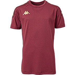 Kappa børne T-shirt str. 8 - bordeaux
