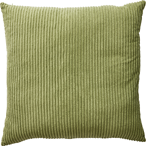 Salling pyntepude - oliven bred fløjl