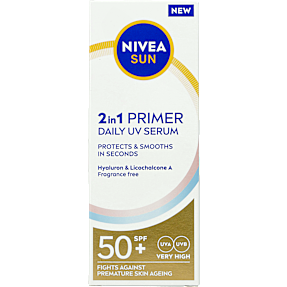 2-i-1 ansigtsserum m. SPF50+