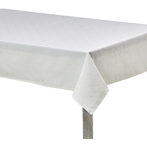 Salling damaskdug - tern hvid