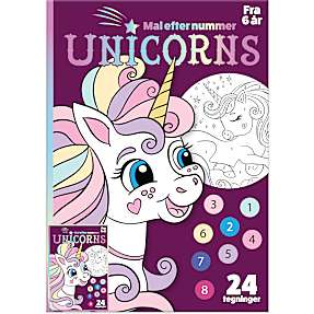 Mal efter nummer - Unicorn