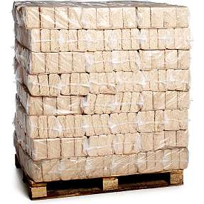 1 palle træbriketter - trucklevering