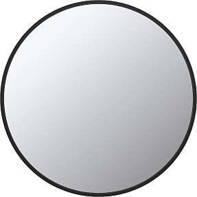 Ribe badspejl Ø60 - sort