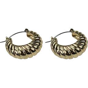 CBYH dame creol med mønster - guldfarvet