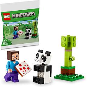 LEGO Minecraft Steve og pandaunge 30672
