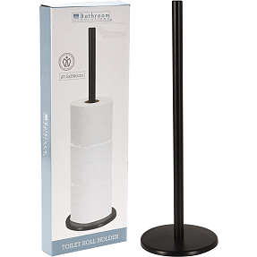 Toiletrulleholder i rustfri stål- mat sort