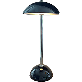 Sauve genopladelig touch bordlampe - sort