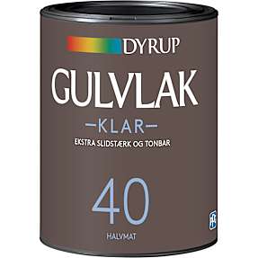 Dyrup gulvlak 0,75 liter - transparent