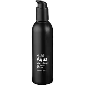 Sinful Aqua vandbaseret glidecreme 200 ml