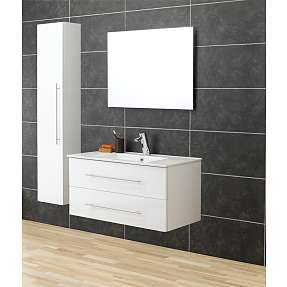 Milobad Venice badmøbel med vask - hvid
