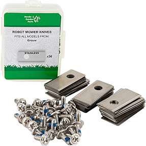 36 stk. knive til Grouw robotplæneklipper