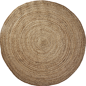 Jute tæppe - natur