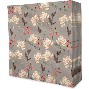 Mønstrede servietter 33x33 cm 20-pak