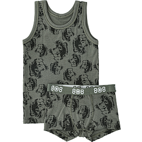 808 undertøjssæt str. 6 år - grøn