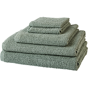 MAISON håndklæde 30x50 cm - støvet grøn