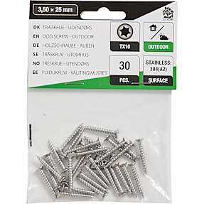 HomeFixer udendørs skruer 3.5x25 mm 30 pak