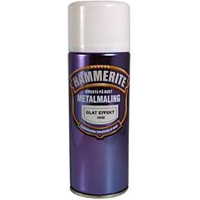 Hammerite spraymaling 400 ml - Glat-effekt hvid
