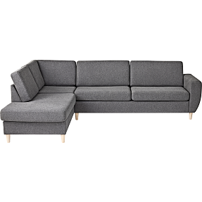 Rom Nordic venstrevendt open-end sofa - antracit