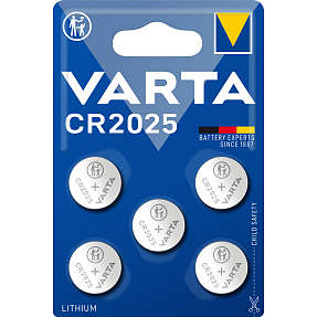Varta CR2025 batterier 5-pak