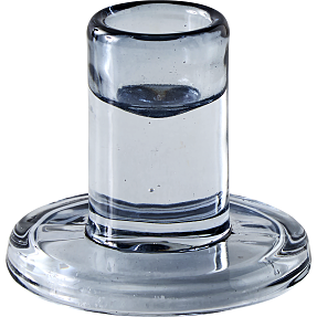 Lysestage H:6 cm - blå