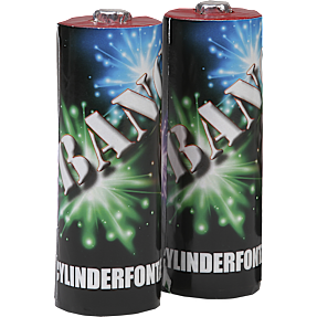 Fyrværkerieksperten cylinderfontæne 2-pak - krudtnr. 69