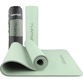 Tunturi yogamåtte 8 mm 183 x 61 cm - mintgrøn