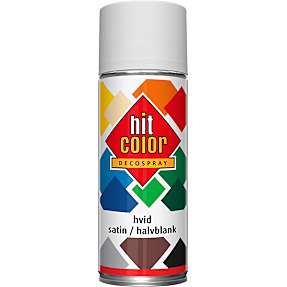 Hit Color spraymaling satin 0,4 liter - cremehvid
