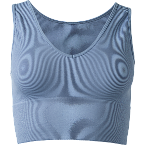 VRS dame seamless top str. M/L - lyseblå