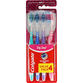 Tandbørster blød - 4-pak