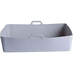 Airfryer silikoneform rektangulær - grå