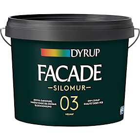 Dyrup facade silomur 9 liter - hvid