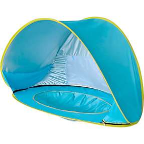 SpinOut pop-up strandtelt med pool