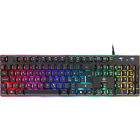 Deltaco Gaming RGB tastatur - sort