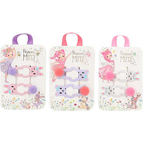 Princess Mimi metalhårspænder 2 stk. – flere varianter - assorteret