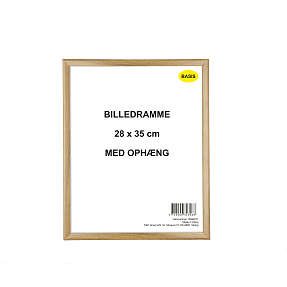 Ramme i egetræslook - 28x35 cm