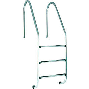 DenForm 3-trins stige til pool - tåler saltvand