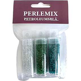 Perlemix - petroleumsblå