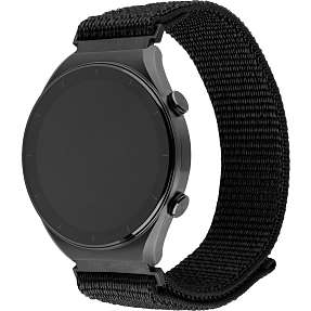 Fixed Nylon Sporty Strap nylonrem til Smartwatch - sort