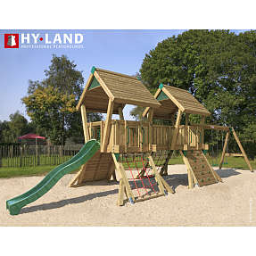 HY-LAND Q projekt 4 legeplads inkl. Swing X'tra gyngemodul