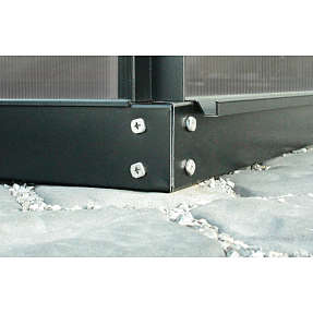 Vitavia stålsokkel 1300 60 mm - sort