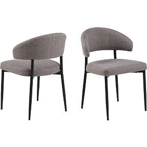 Edina spisebordsstol - gråbrun