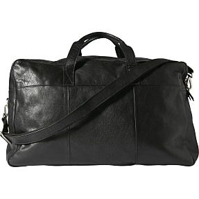 Unisex weekend skindtaske - sort