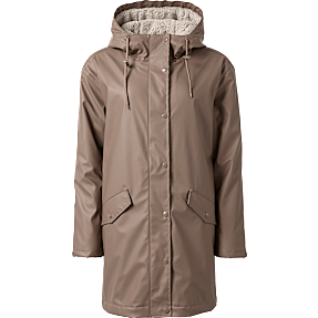 Basecamp dame regnjakke str. 2XL - brun