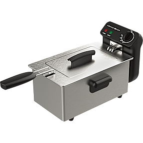 Køkkenchef frituregryde - sølvfarvet