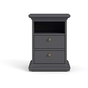 Paris natbord - mat grå