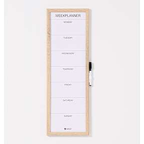 NAGA ugetavle 20x60 cm - hvid