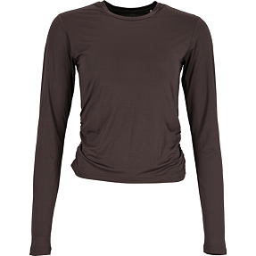 VRS dame træningstop str. S - brun