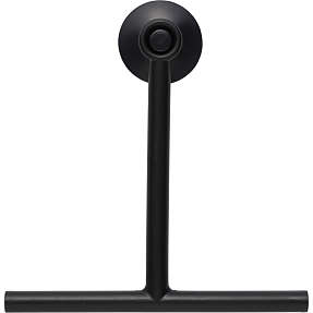 Bruseskraber m. sugekop - sort