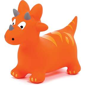 LUDI dino som hoppedyr - orange
