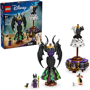 LEGO Disney Maleficents og Cruella De Vils kjoler 43262